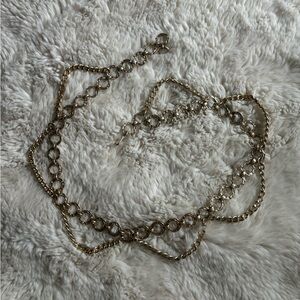 Vintage Gold Double Chain Link Waist Belt